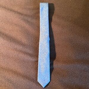 Penguin Polyester/Cotton blend skinny tie - Blue